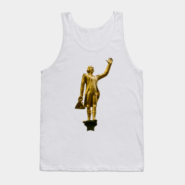 George Washington Flagpole Topper Tank Top by Enzwell